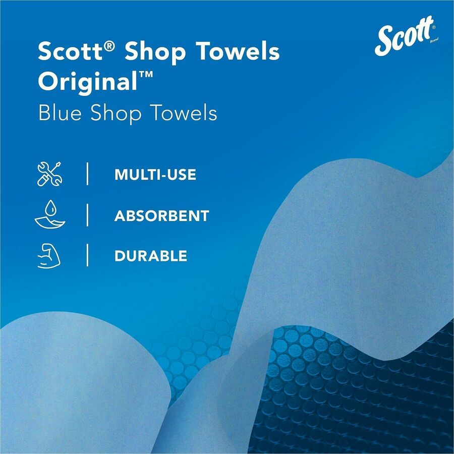 Scott Shop Roll Towels, Sold as 1 Carton, 12 Roll per Carton