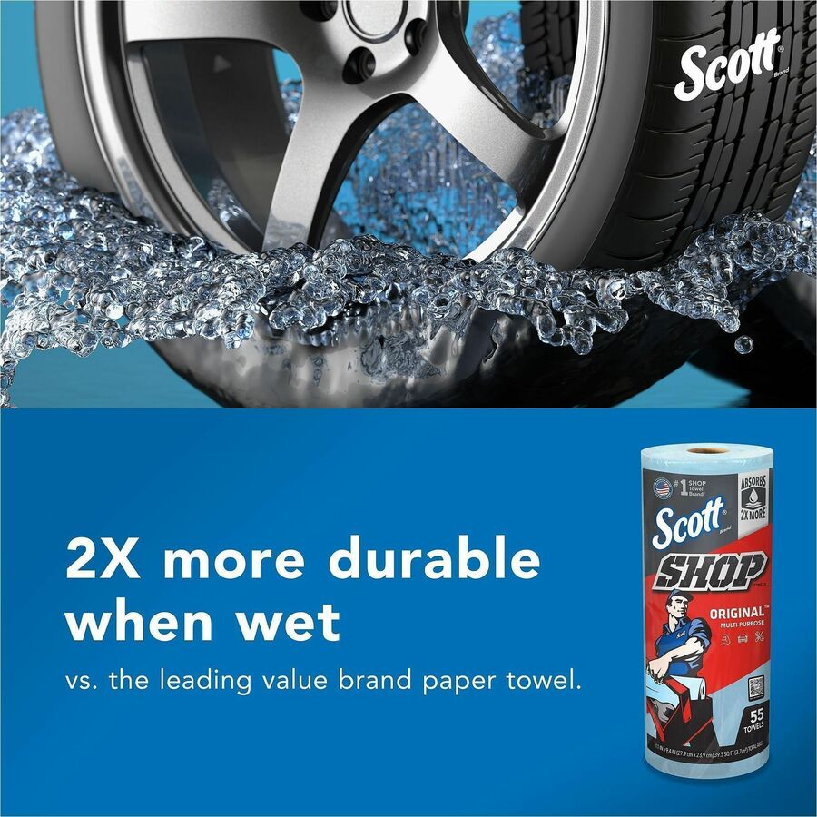 Scott Shop Roll Towels, Sold as 1 Carton, 12 Roll per Carton