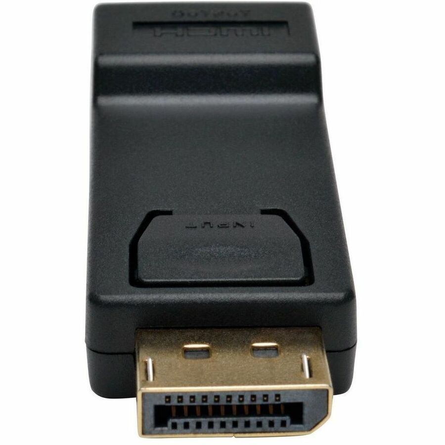 Tripp Lite by Eaton DisplayPort to HDMI Video Adapter Converter Compact 1080p M/F - 1 x DisplayPort Male Digital Audio/Video - 1 x HDMI Female Digital Audio/Video - Black