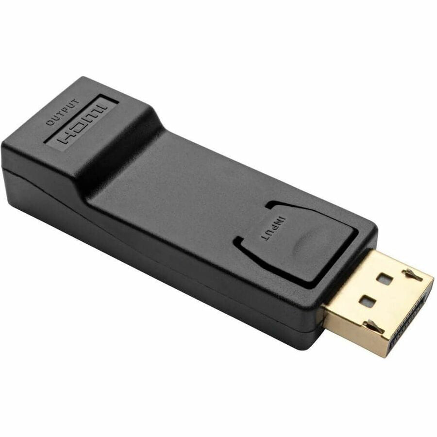 Tripp Lite by Eaton DisplayPort to HDMI Video Adapter Converter Compact 1080p M/F - 1 x DisplayPort Male Digital Audio/Video - 1 x HDMI Female Digital Audio/Video - Black
