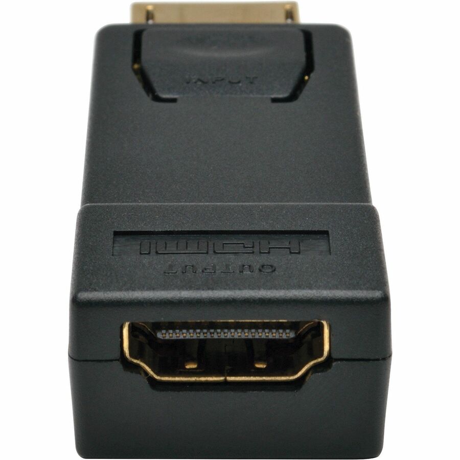 Tripp Lite by Eaton DisplayPort to HDMI Video Adapter Converter Compact 1080p M/F - 1 x DisplayPort Male Digital Audio/Video - 1 x HDMI Female Digital Audio/Video - Black