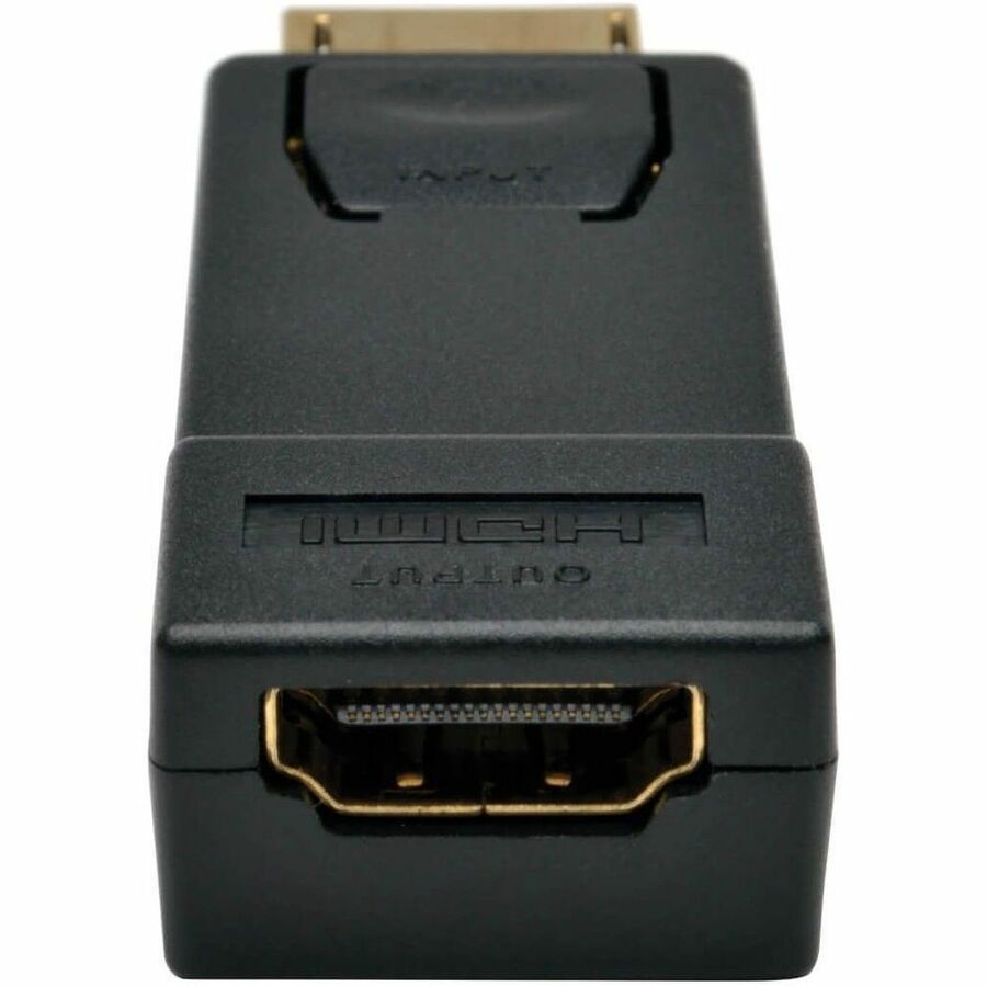 Tripp Lite by Eaton DisplayPort to HDMI Video Adapter Converter Compact 1080p M/F - 1 x DisplayPort Male Digital Audio/Video - 1 x HDMI Female Digital Audio/Video - Black