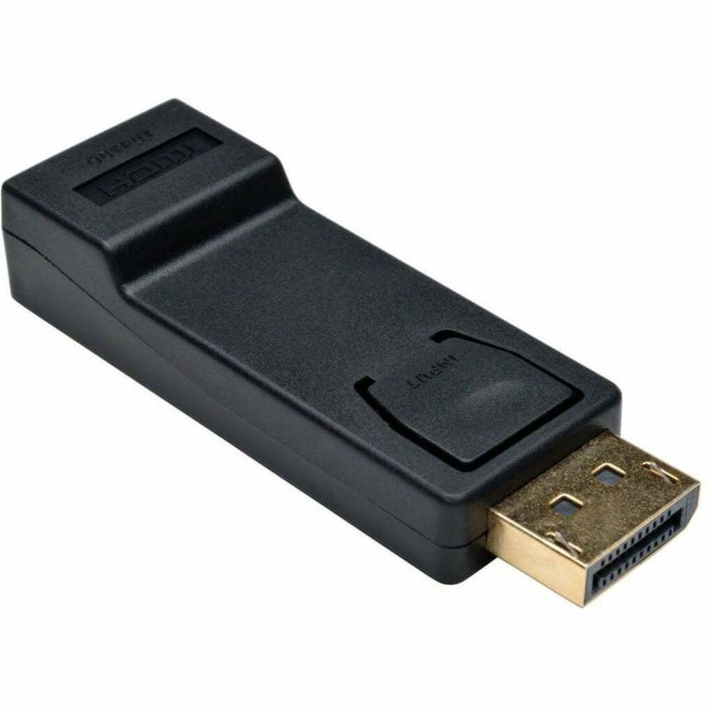 Tripp Lite by Eaton DisplayPort to HDMI Video Adapter Converter Compact 1080p M/F - 1 x DisplayPort Male Digital Audio/Video - 1 x HDMI Female Digital Audio/Video - Black
