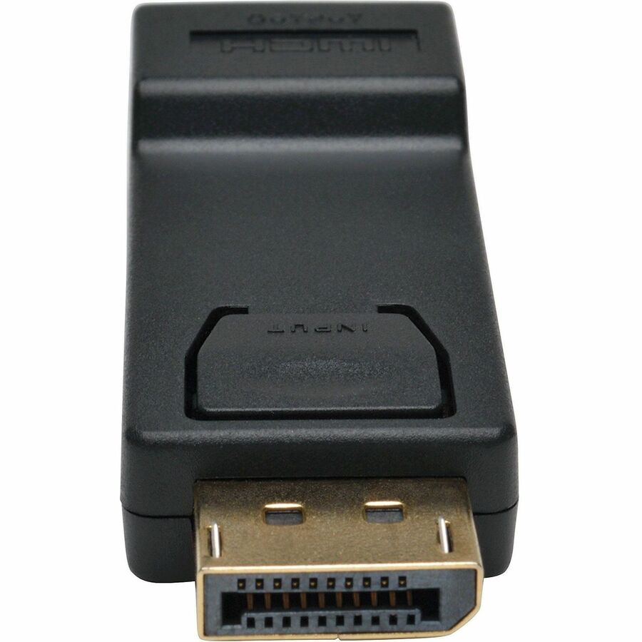 Tripp Lite by Eaton DisplayPort to HDMI Video Adapter Converter Compact 1080p M/F - 1 x DisplayPort Male Digital Audio/Video - 1 x HDMI Female Digital Audio/Video - Black