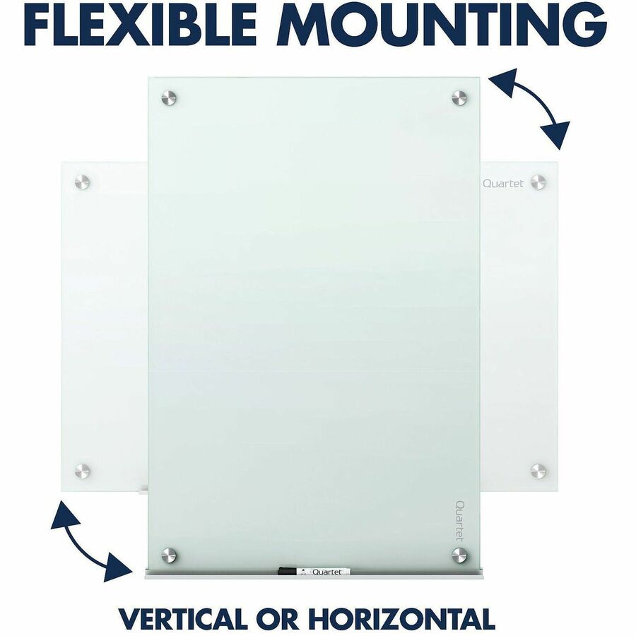 Infinity Glass Marker Board, 24 x 18, Frosted Surface