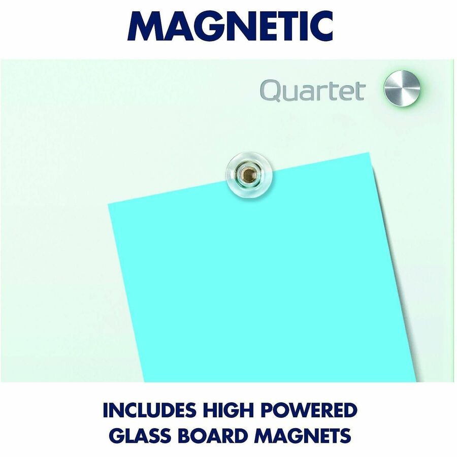 Infinity Glass Marker Board, 24 x 18, White Surface
