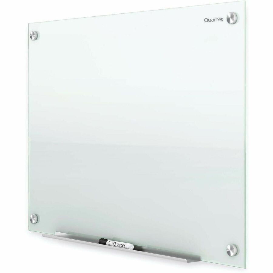 Infinity Glass Marker Board, 36 x 24, White Surface
