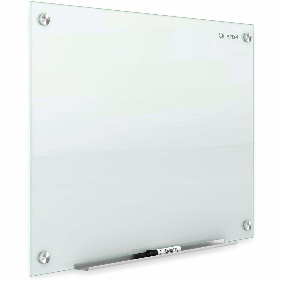 Infinity Glass Marker Board, 72 x 48, White Surface
