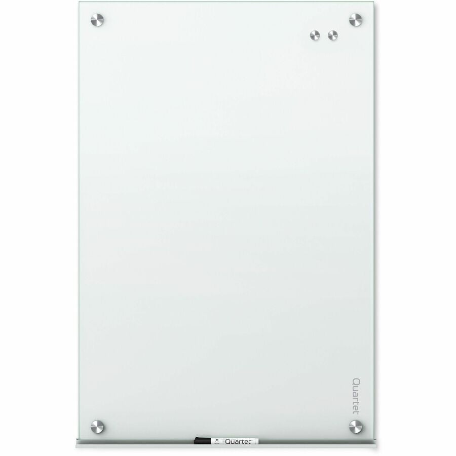 Infinity Glass Marker Board, 72 x 48, White Surface