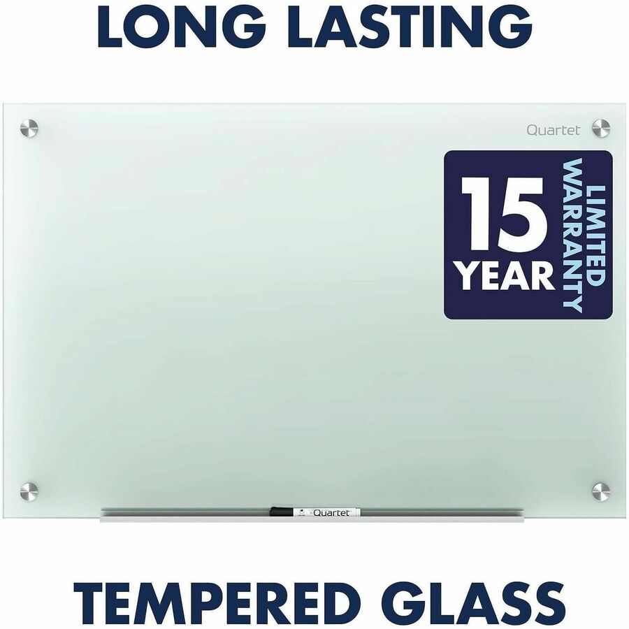 Infinity Glass Marker Board, 72 x 48, Frosted Surface