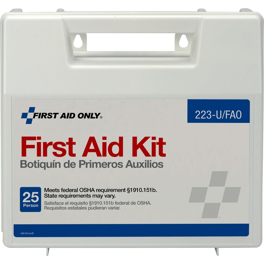 first-aid-only-25-person-bulk-first-aid-kit-107-x-pieces-for-25-x-individuals-25-height-x-84-width-x-9-depth-length-plastic-case-1-each_fao223ufao - 4