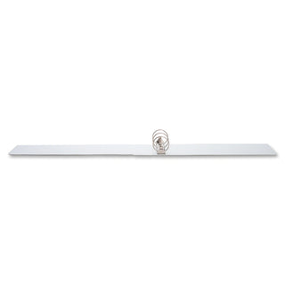 Business Source Tabloid-size Round Ring Reference Binder - 3" Binder Capacity - Tabloid - 11" x 17" Sheet Size - Round Ring Fastener(s) - White - Recycled - Durable, Clear Overlay - 1 Each