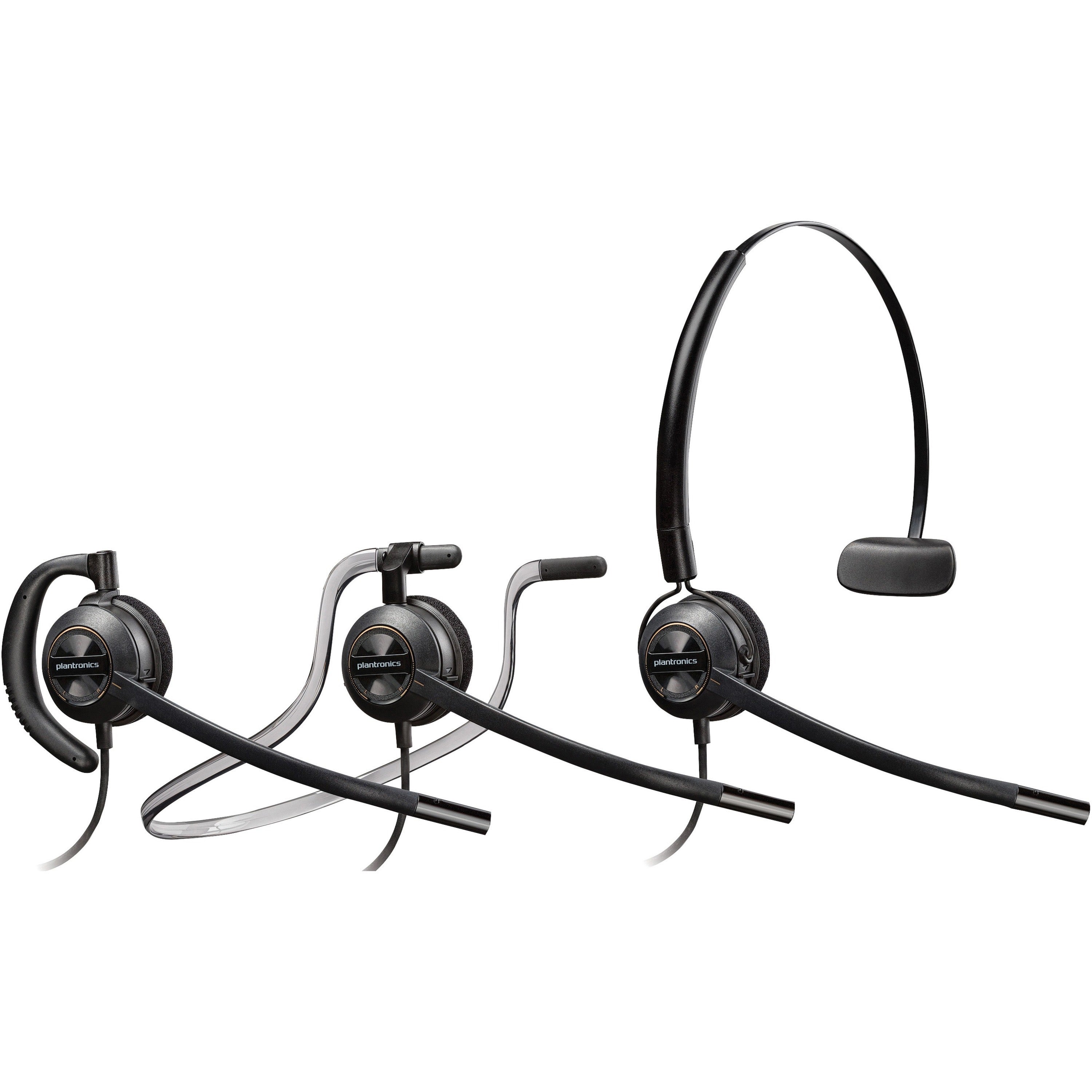 EncorePro 540 Monaural Convertible Headset, Black