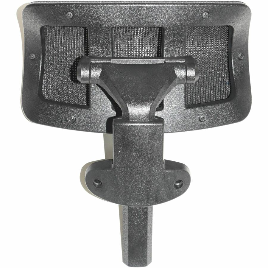 Lorell Mesh High-Back Office Headrest - Black - Nylon - 1 Each