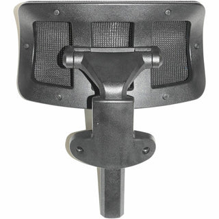 Lorell Mesh High-Back Office Headrest - Black - Nylon - 1 Each