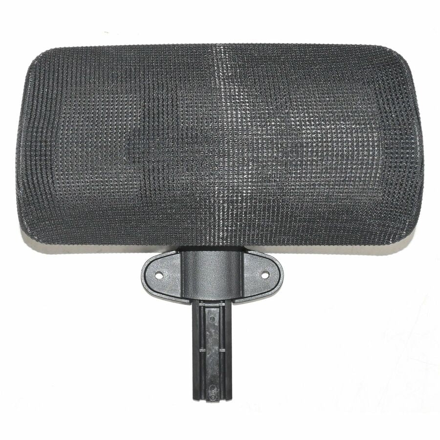 Lorell Mesh High-Back Office Headrest - Black - Nylon - 1 Each