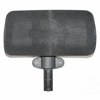 Lorell Mesh High-Back Office Headrest - Black - Nylon - 1 Each
