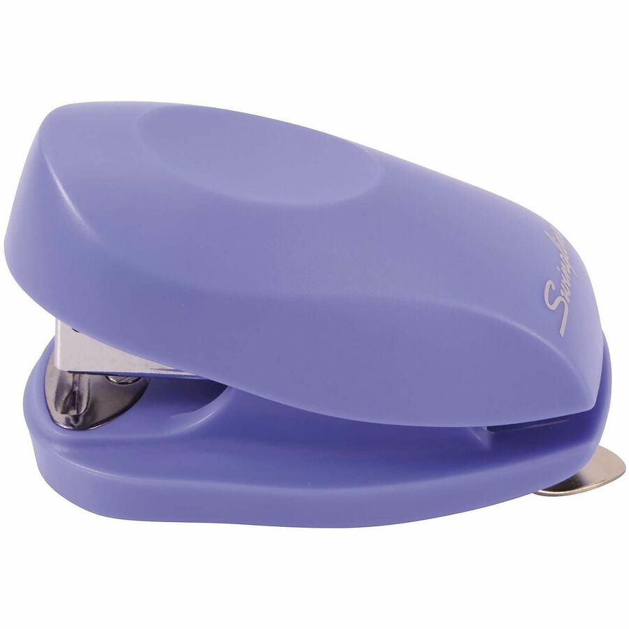 Swingline Tot Mini Stapler - 12 of 20lb Paper Sheets Capacity - 50 Staple Capacity - Mini - 1/4" Staple Size - 1 Each - Purple