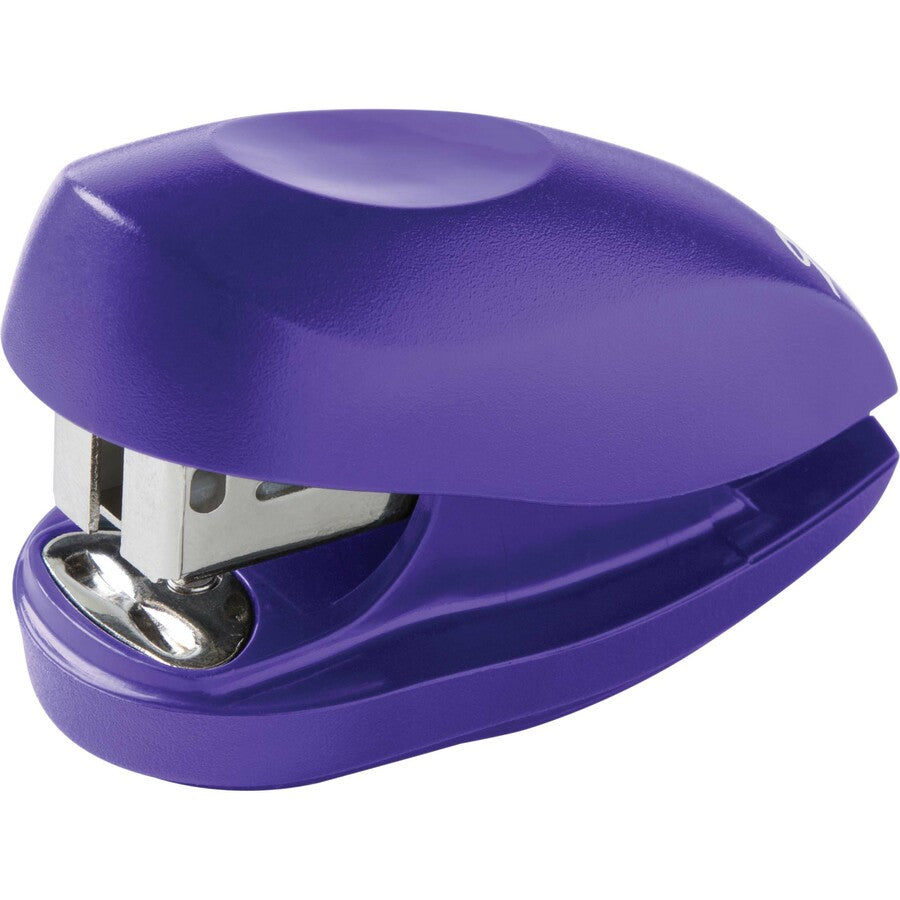 Swingline Tot Mini Stapler - 12 of 20lb Paper Sheets Capacity - 50 Staple Capacity - Mini - 1/4" Staple Size - 1 Each - Purple - 