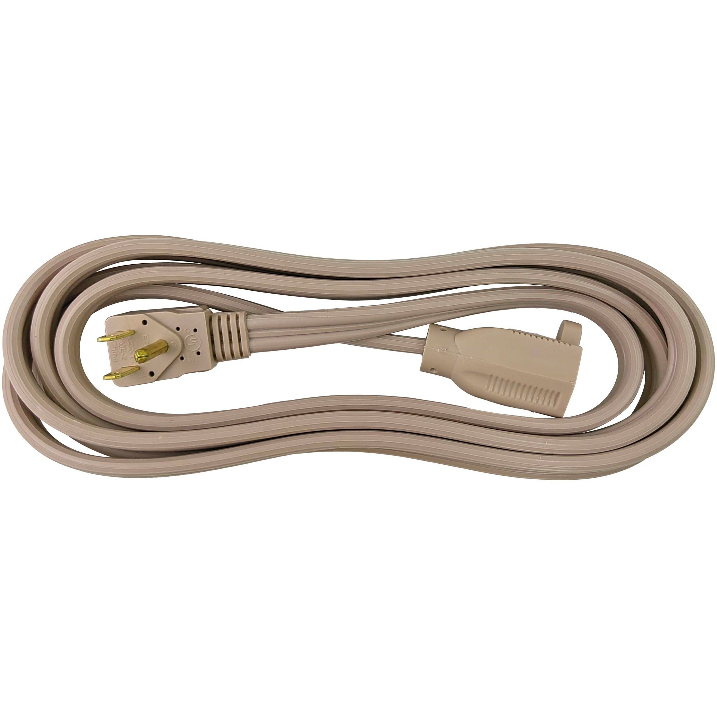 Compucessory Heavy Duty Indoor Extension Cord - 14 Gauge - 125 V AC15 A - Beige - 9 ft Cord Length - 1 - 