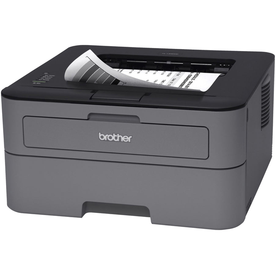 Brother HL-L2300D Laser Printer - Monochrome - Duplex - Laser Printer - 2400 x 600 dpi - 26 ppm Mono Print - USB 2.0 - 4