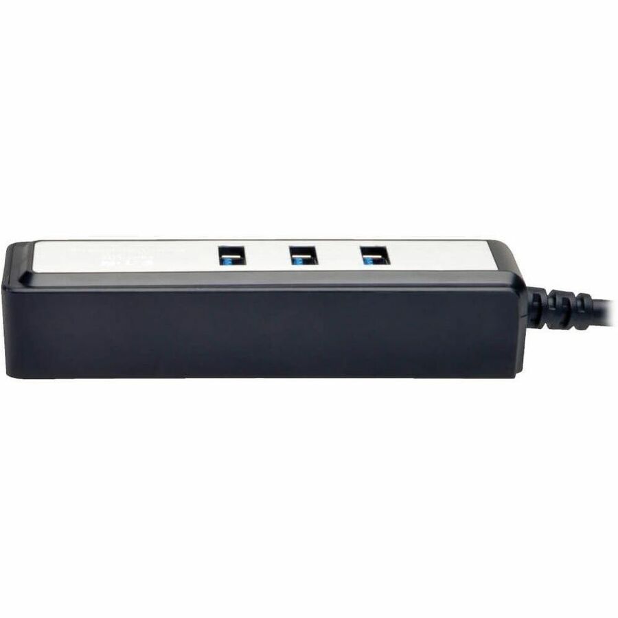 USB 3.0 SuperSpeed Hub, 4 Ports, Black