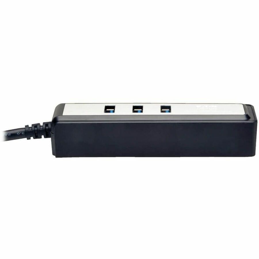USB 3.0 SuperSpeed Hub, 4 Ports, Black