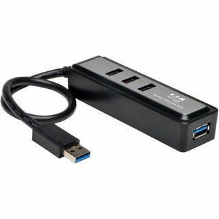 USB 3.0 SuperSpeed Hub, 4 Ports, Black