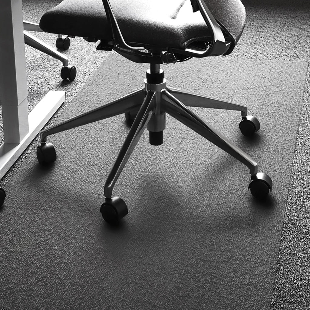 Cleartex Ultimat XXL Polycarb. Square General Office Mat for Carpets, 60 x 60, Clear