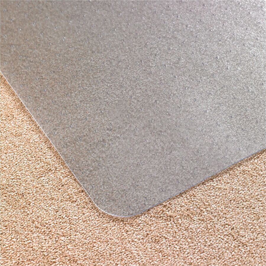 Computex Anti-Static Vinyl Rectangular Chair Mat for Carpets up to 3/8" - 48" x 60" - Carpet, Electrical Equipment, Home, Office - 60" Length x 48" Width x 0.110" Depth x 0.110" Thickness - Rectangular - Polyvinyl Chloride (PVC), Vinyl - Clear -