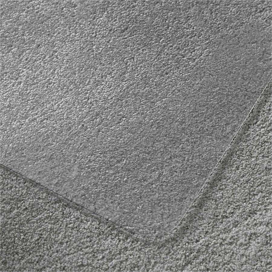 Ecotex Enhanced Polymer Rectangular Chair Mat for Carpets up to 3/8" - 36" x 48" - Home, Office, Carpet - 48" Length x 36" Width x 0.087" Depth x 0.087" Thickness - Rectangular - Polymer - Clear - 1Each - TAA Compliant