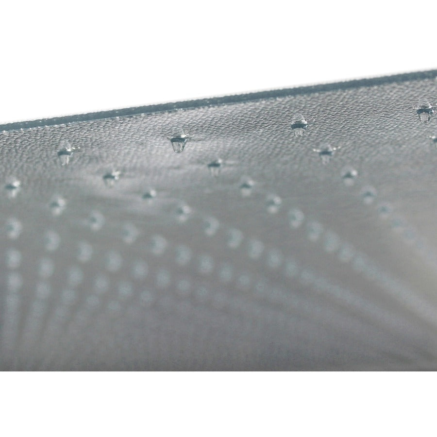 Ecotex Enhanced Polymer Rectangular Chair Mat for Carpets up to 3/8" - 48" x 60" - Home, Office, Carpet, Indoor, Hard Floor - 60" Length x 48" Width x 0.087" Depth x 0.087" Thickness - Rectangular - Polymer - Clear - 1Each - TAA Compliant