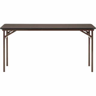 Lorell Economy Folding Banquet Table - For - Table TopMahogany Rectangle Top x 60" Table Top Width x 18" Table Top Depth x 0.62" Table Top Thickness - 29" Height - 1 Each