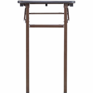 Lorell Economy Folding Banquet Table - For - Table TopMahogany Rectangle Top x 60" Table Top Width x 18" Table Top Depth x 0.62" Table Top Thickness - 29" Height - 1 Each