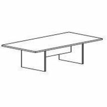 Lorell Essentials Rectangular Modular Conference Table - For - Table TopCherry Rectangle, Laminated Top - Panel Leg Base - 2 Legs x 70.88" Table Top Width x 35.38" Table Top Depth x 1.25" Table Top Thickness - 29.50" Height - Assembly Required - Cher