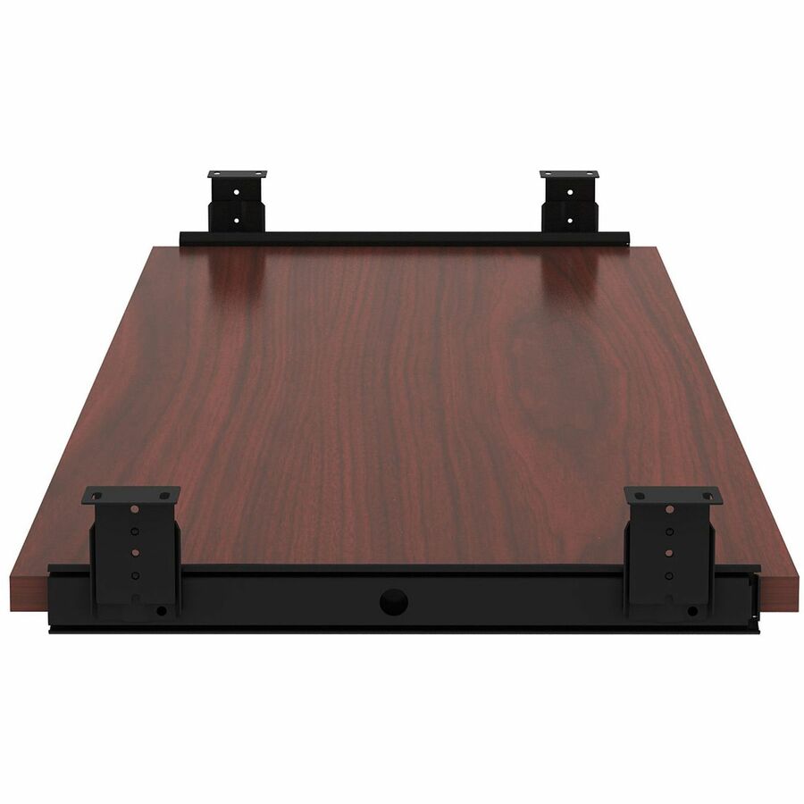 Lorell Universal Keyboard Tray - 25.6" Width x 15.1" Depth - Mahogany - 1