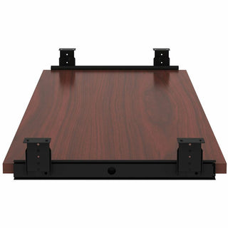 Lorell Universal Keyboard Tray - 25.6" Width x 15.1" Depth - Mahogany - 1