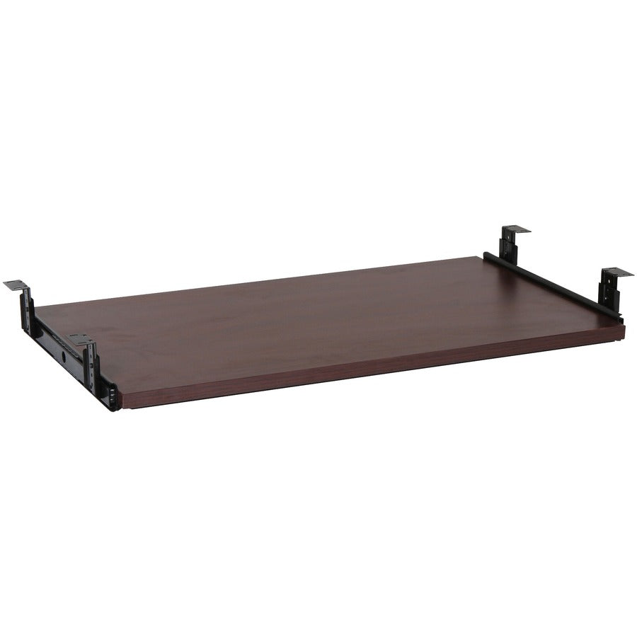 Lorell Universal Keyboard Tray - 25.6" Width x 15.1" Depth - Mahogany - 1