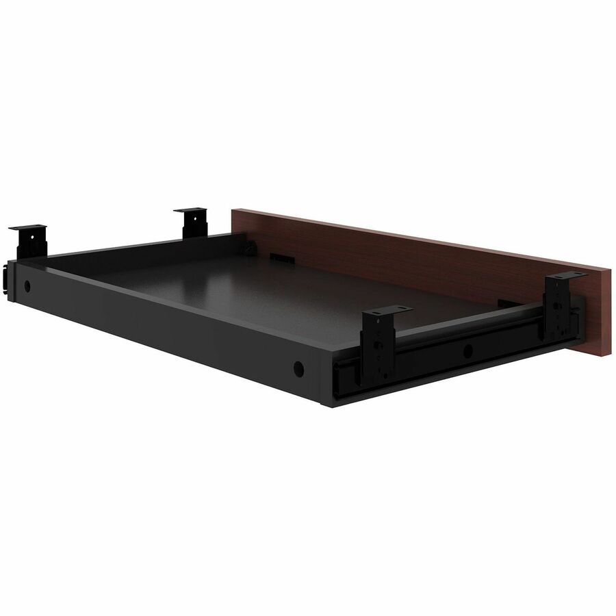 Lorell Universal Center Drawer - 28.4" Length x 16.7" Width x 5.1" Height - Mahogany, Laminate