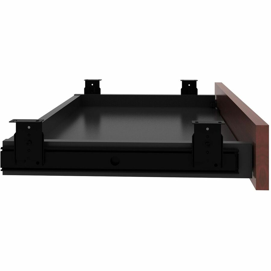 Lorell Universal Center Drawer - 28.4" Length x 16.7" Width x 5.1" Height - Mahogany, Laminate