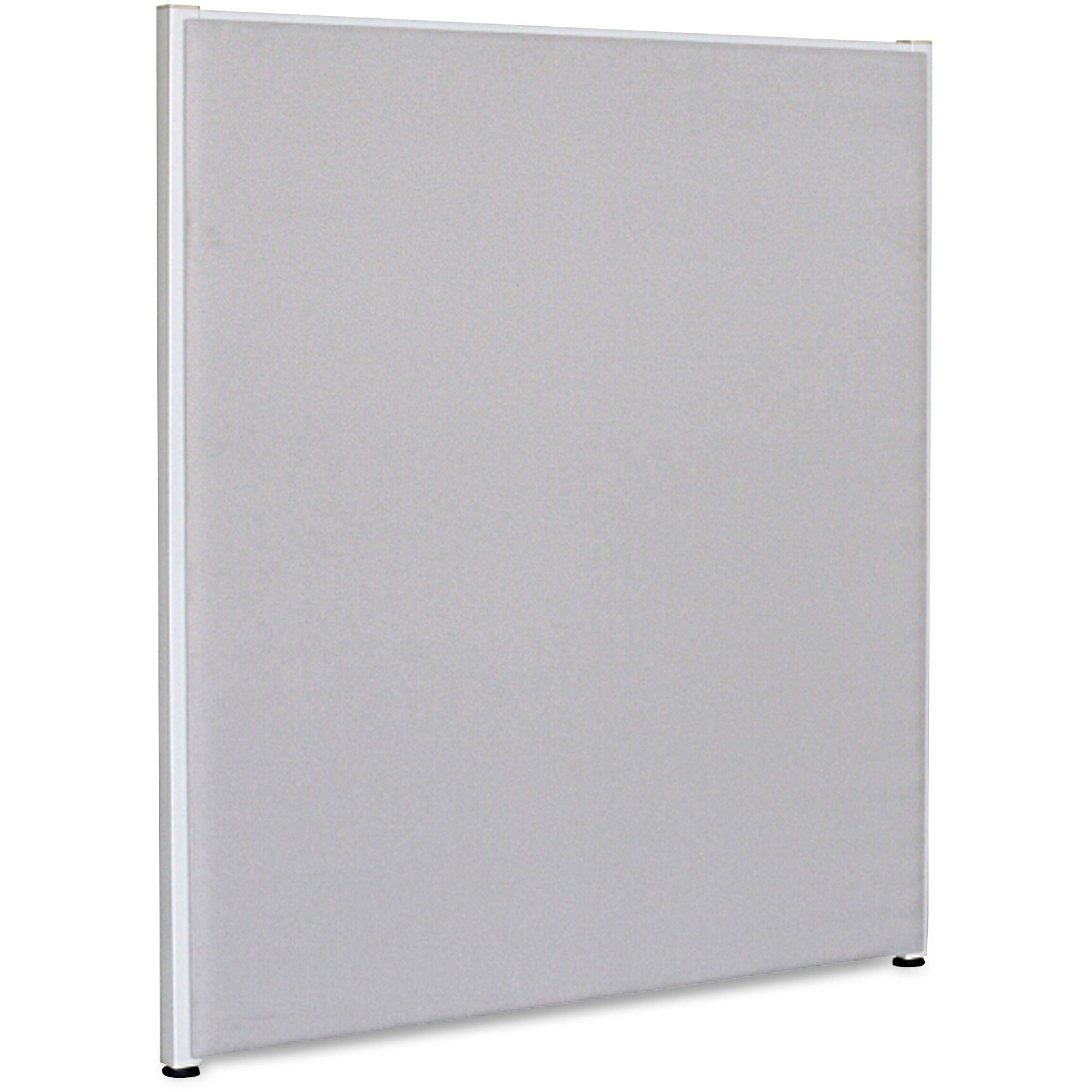 Lorell Panel System Partition Fabric Panel - 60.4" Width x 71" Height - Steel Frame - Gray - 1 Each - 
