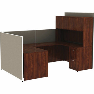 Lorell Panel System Partition Fabric Panel - 48.4" Width x 71" Height - Steel Frame - Gray - 1 Each