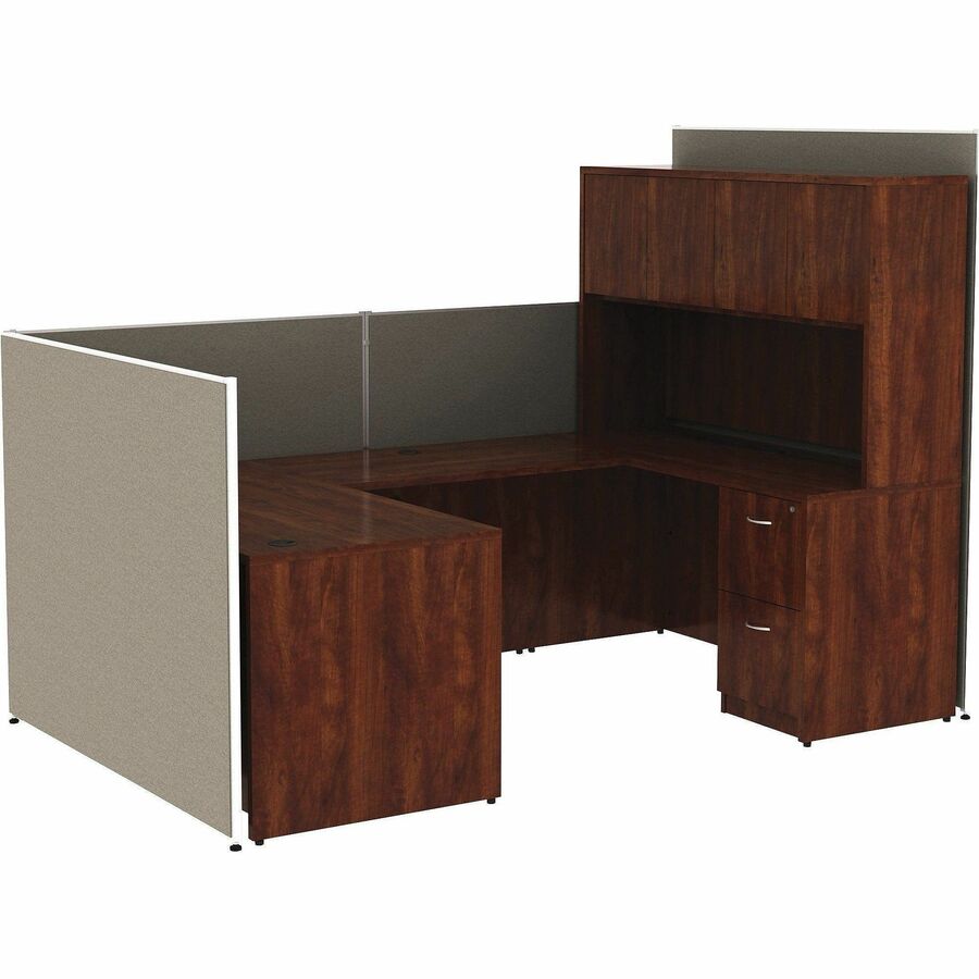 Lorell Panel System Partition Fabric Panel - 48.4" Width x 71" Height - Steel Frame - Gray - 1 Each