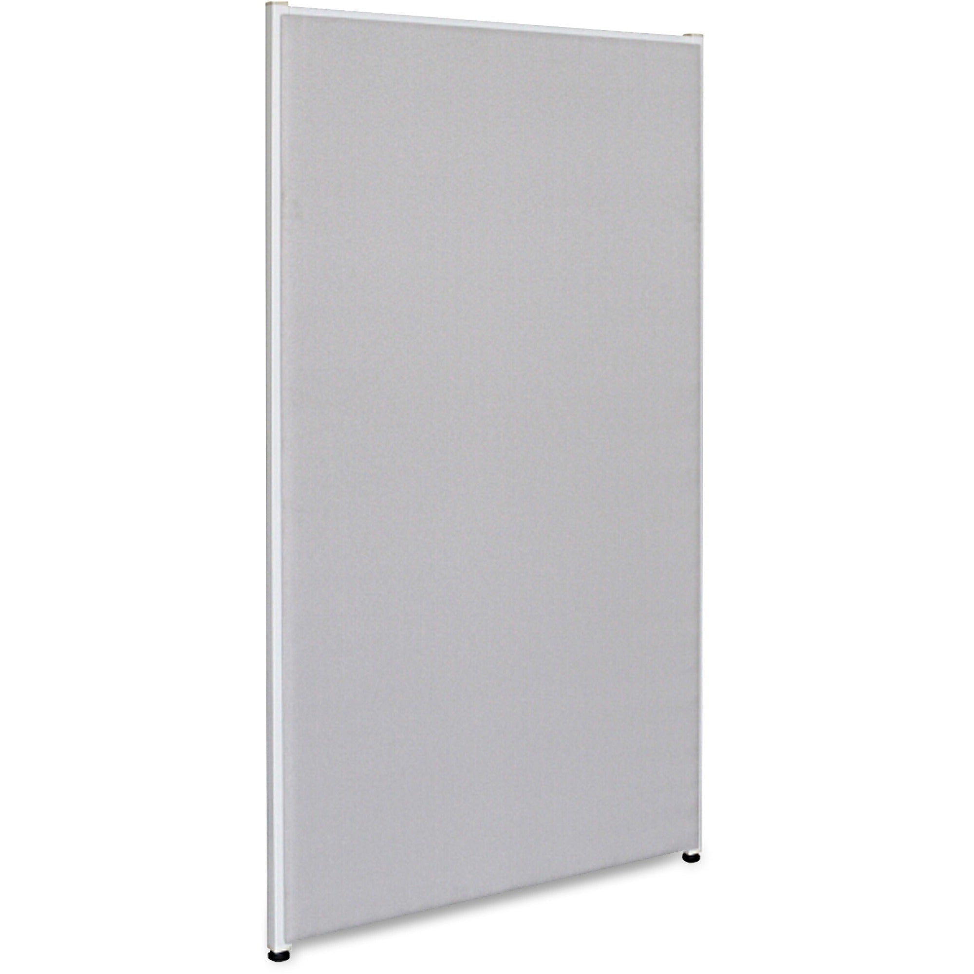 Lorell Panel System Partition Fabric Panel - 36.4" Width x 71" Height - Steel Frame - Gray - 1 Each - 