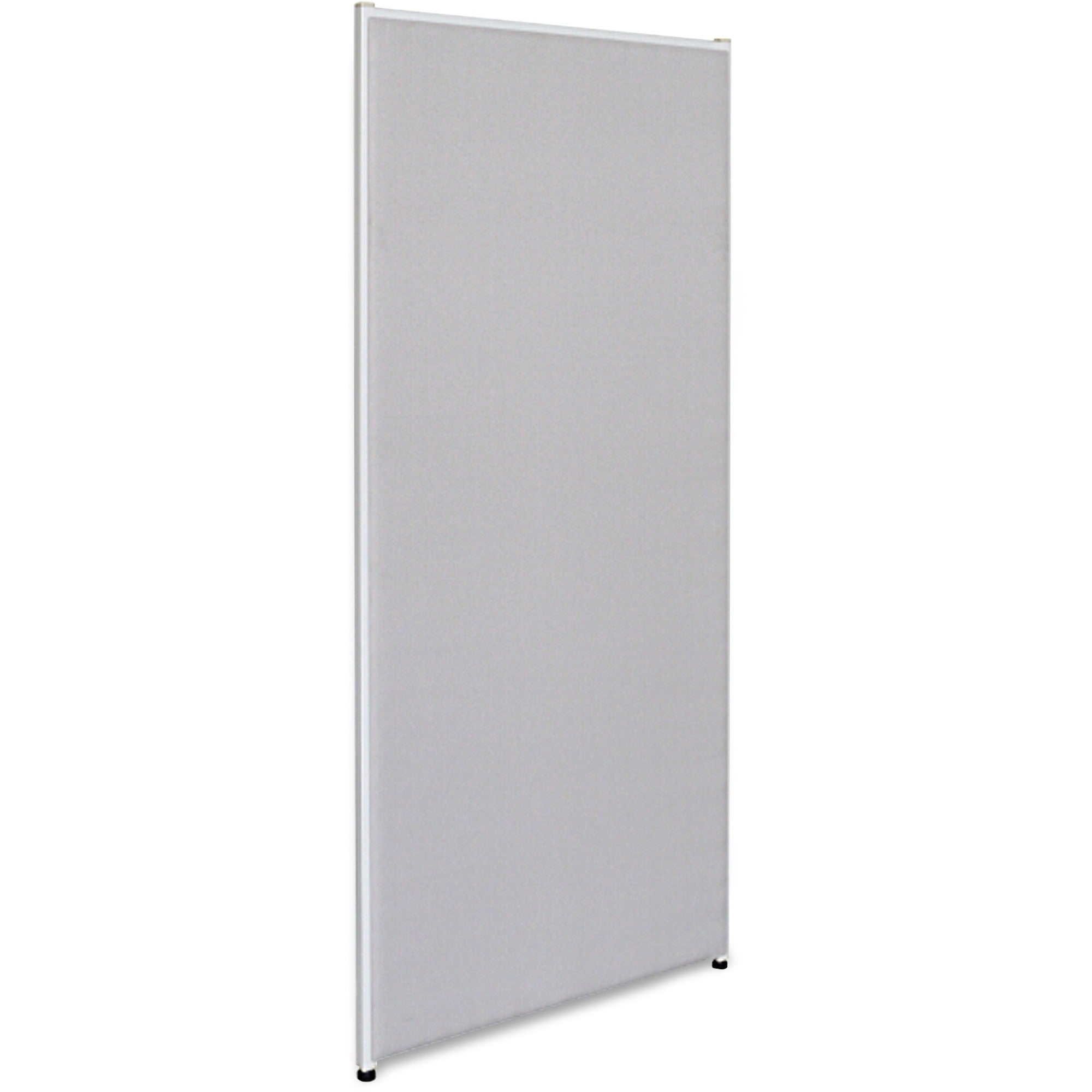 Lorell Panel System Partition Fabric Panel - 30.5" Width x 71" Height - Steel Frame - Gray - 1 Each - 