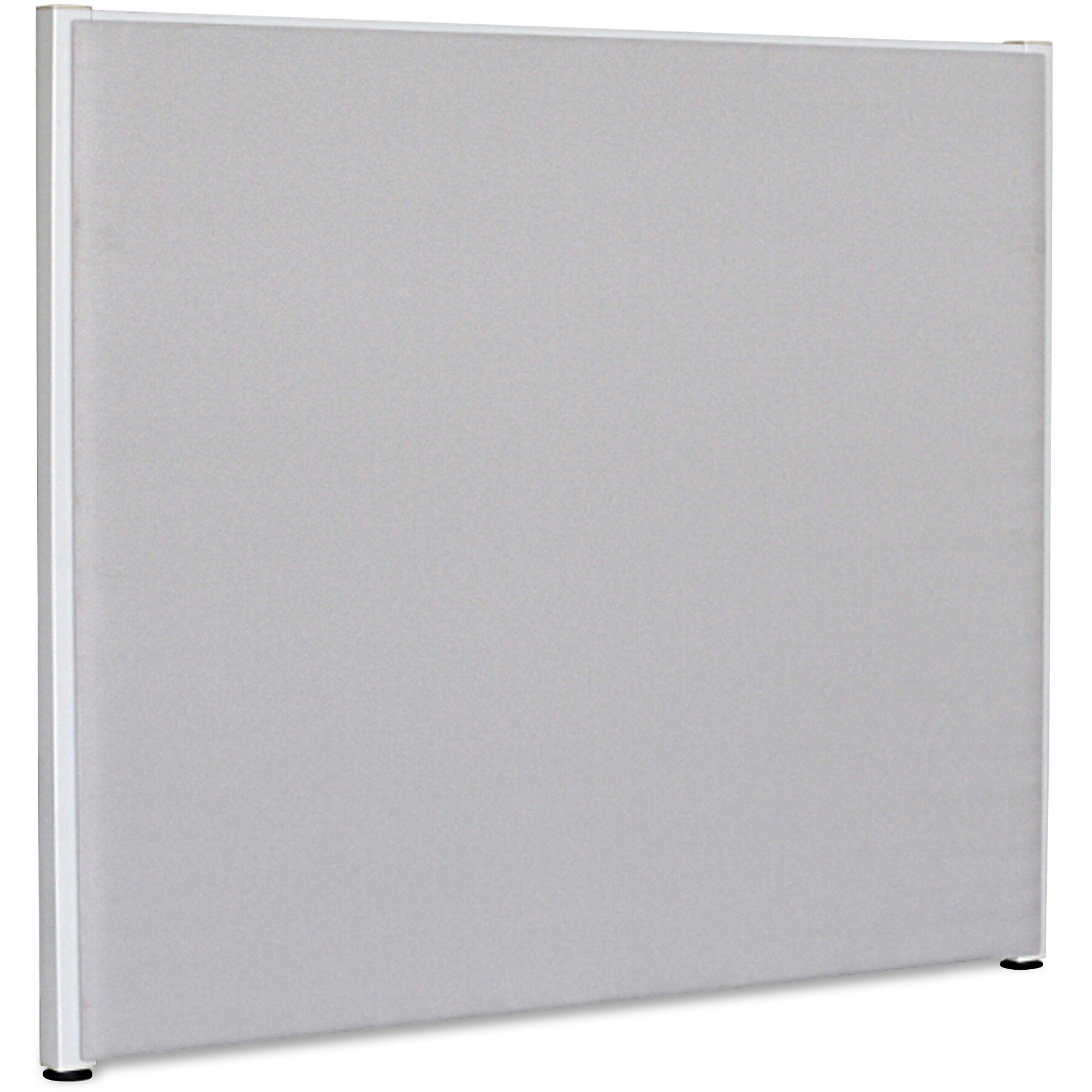 Lorell Panel System Partition Fabric Panel - 72.5" Width x 60" Height - Steel Frame - Gray - 1 Each - 