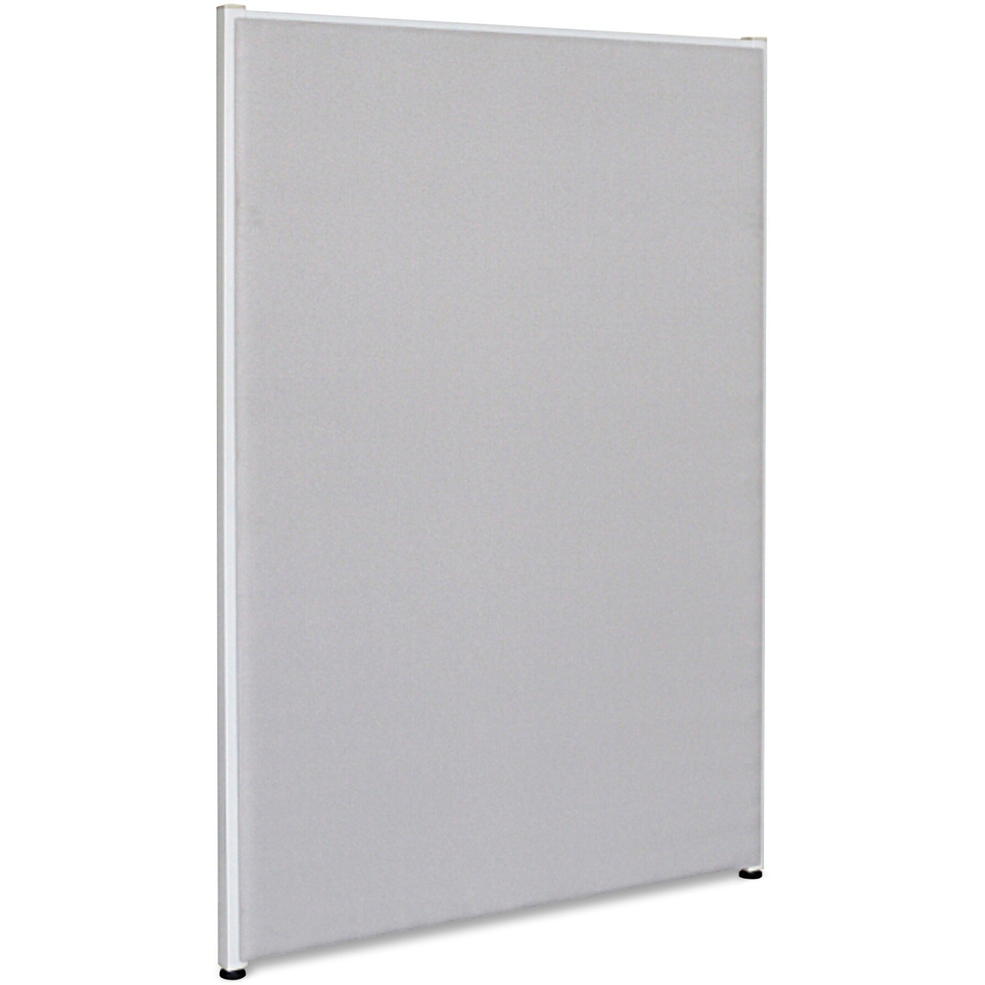 Lorell Panel System Partition Fabric Panel - 36.4" Width x 60" Height - Steel Frame - Gray - 1 Each - 