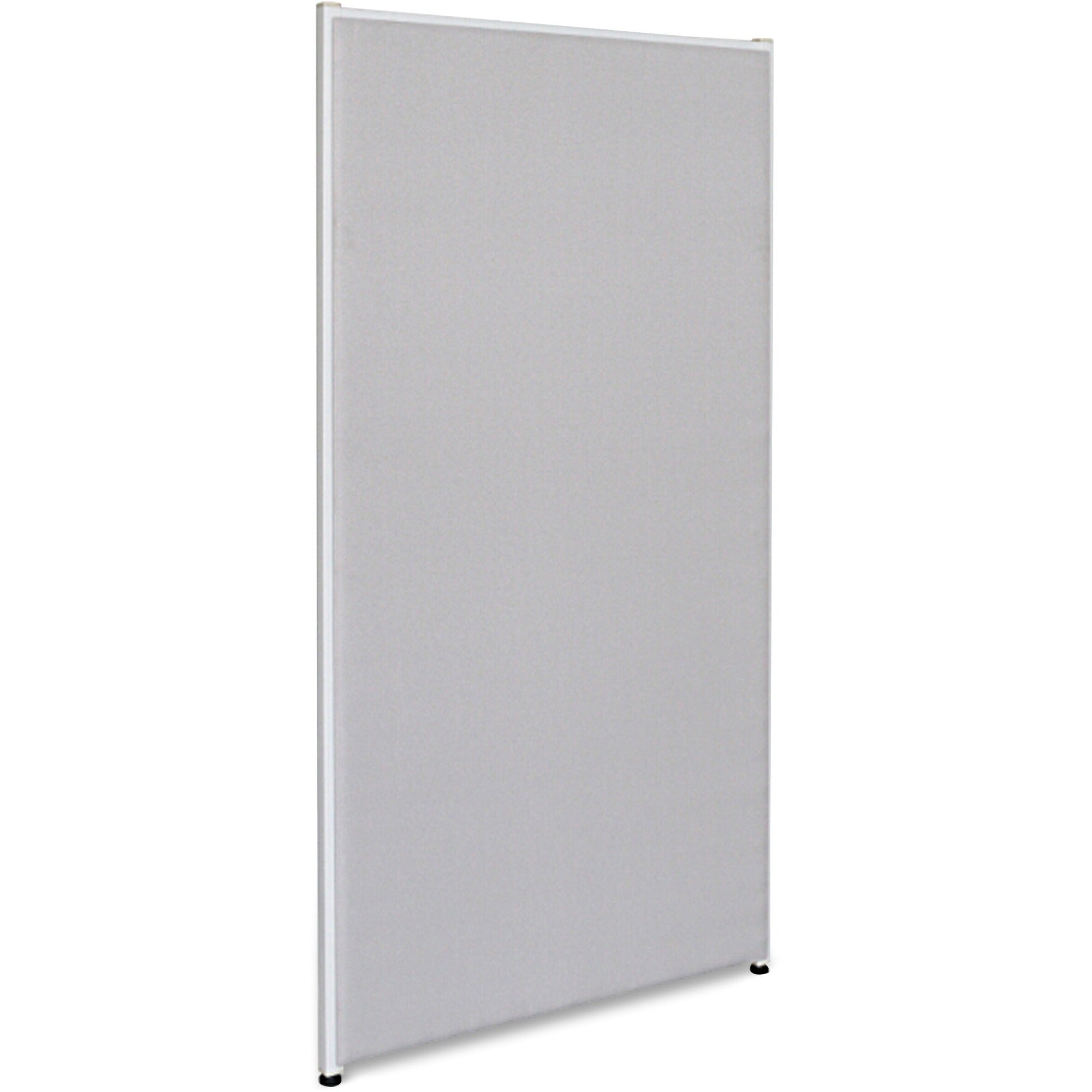 Lorell Panel System Partition Fabric Panel - 30.5" Width x 60" Height - Steel Frame - Gray - 1 Each - 