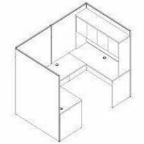 Lorell 90-Degree Panel Connectors - 2.3" Width x 2.3" Depth x 0.6" Height - Aluminum - Aluminum