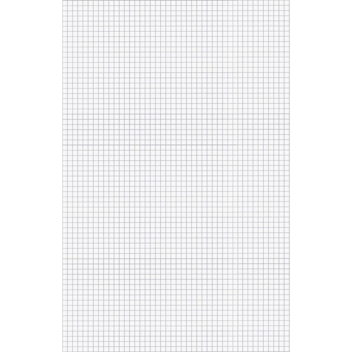 Quadrille Pads, Quadrille Rule (4 sq/in), 50 White (Standard 15 lb Bond) 11 x 17 Sheets
